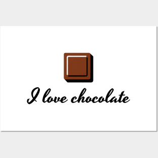 I Love Chocolate Posters and Art